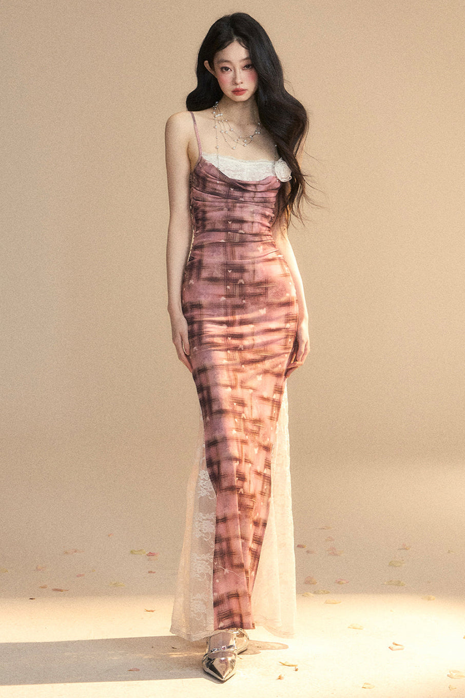 Kleid Dreamland One Lace Check Shoulder