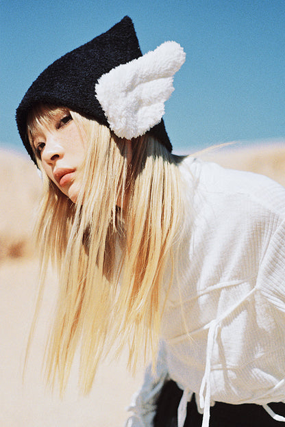 ニットエンジェルビーニーウィング