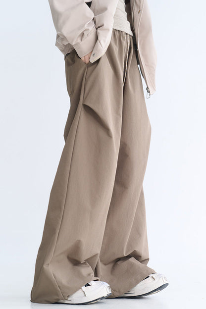 ミニマリストなワイドレッグカジュアルパンツ
