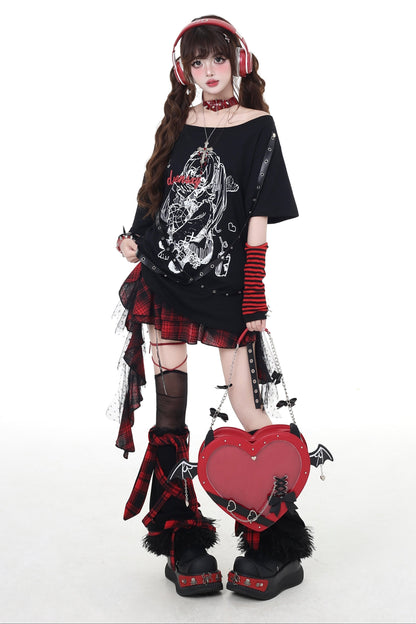 T-Shirt Mädchen Crazy Rock