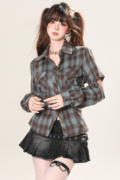 Open Design Shirt Bag Check