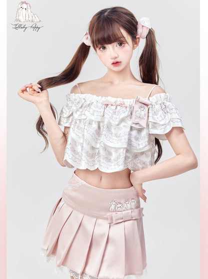 Off Marche Schultercreme Lolita Cake Tops