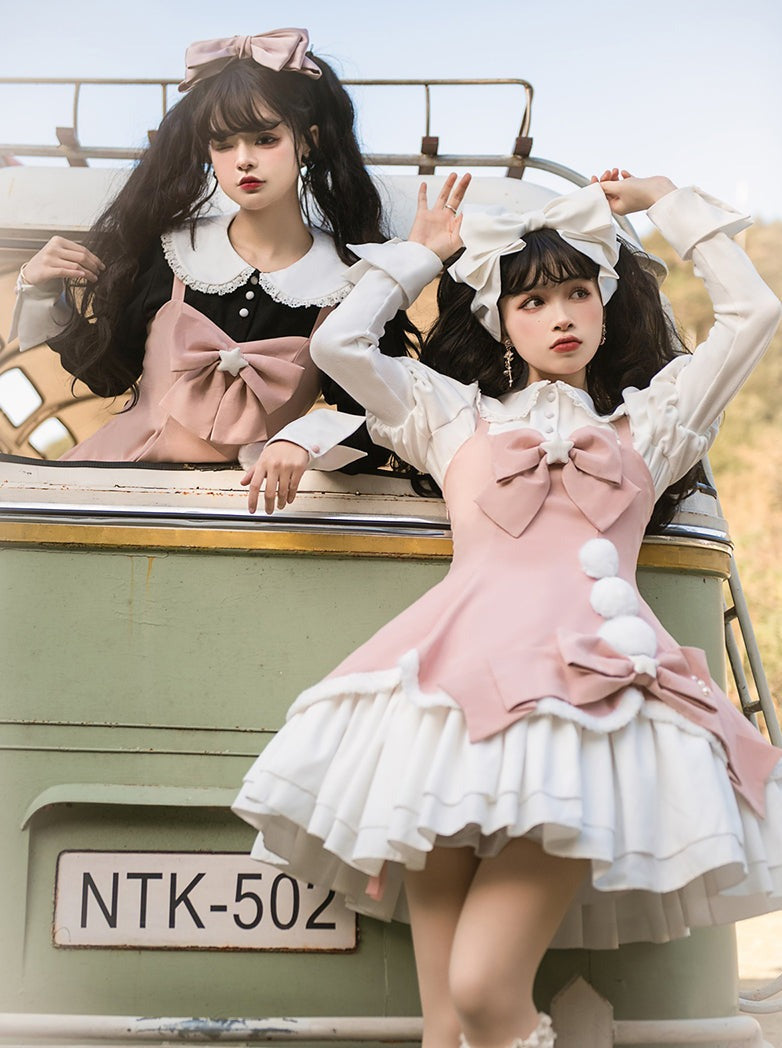 カラースカート ドールサス スウィートロリータトップ ボンボン