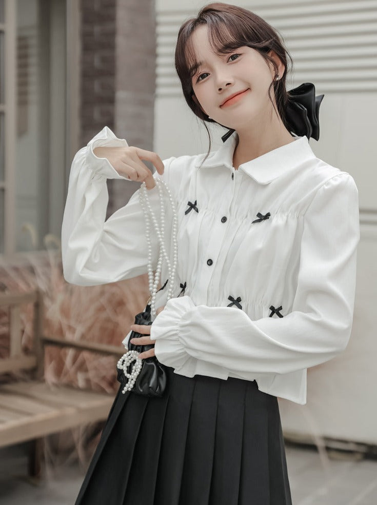 Blusenband Kurz Raffung