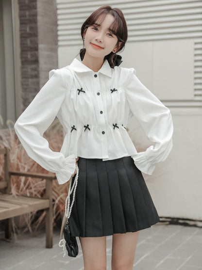 Blusenband Kurz Raffung