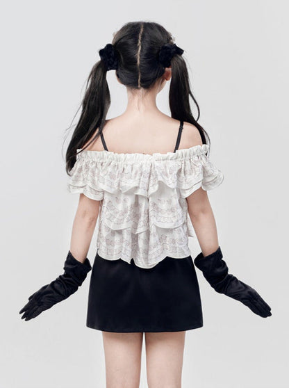 Off Marche Schultercreme Lolita Cake Tops