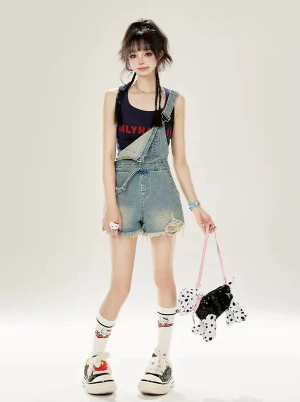 American Letter Print Top Tank