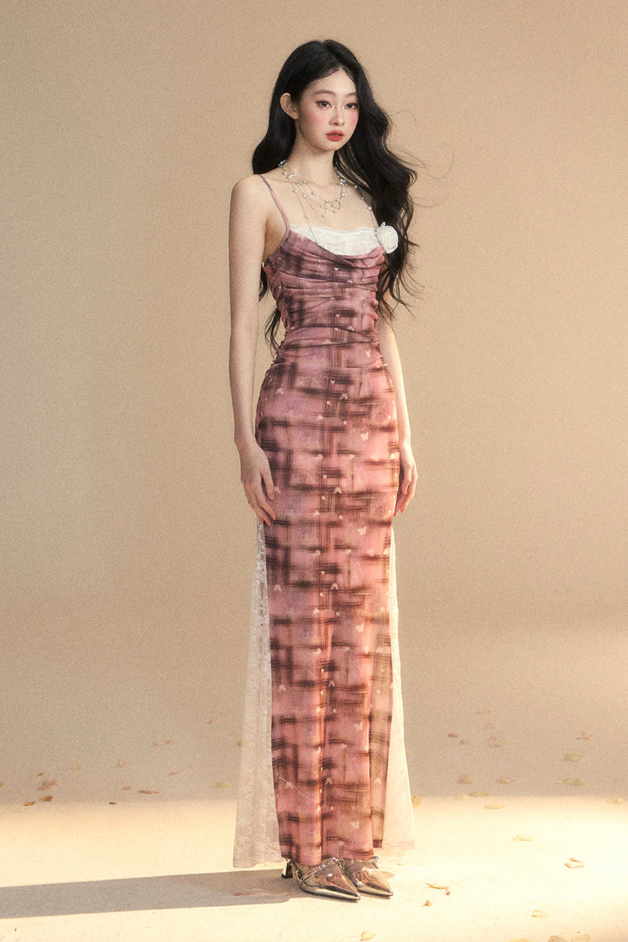 Kleid Dreamland One Lace Check Shoulder