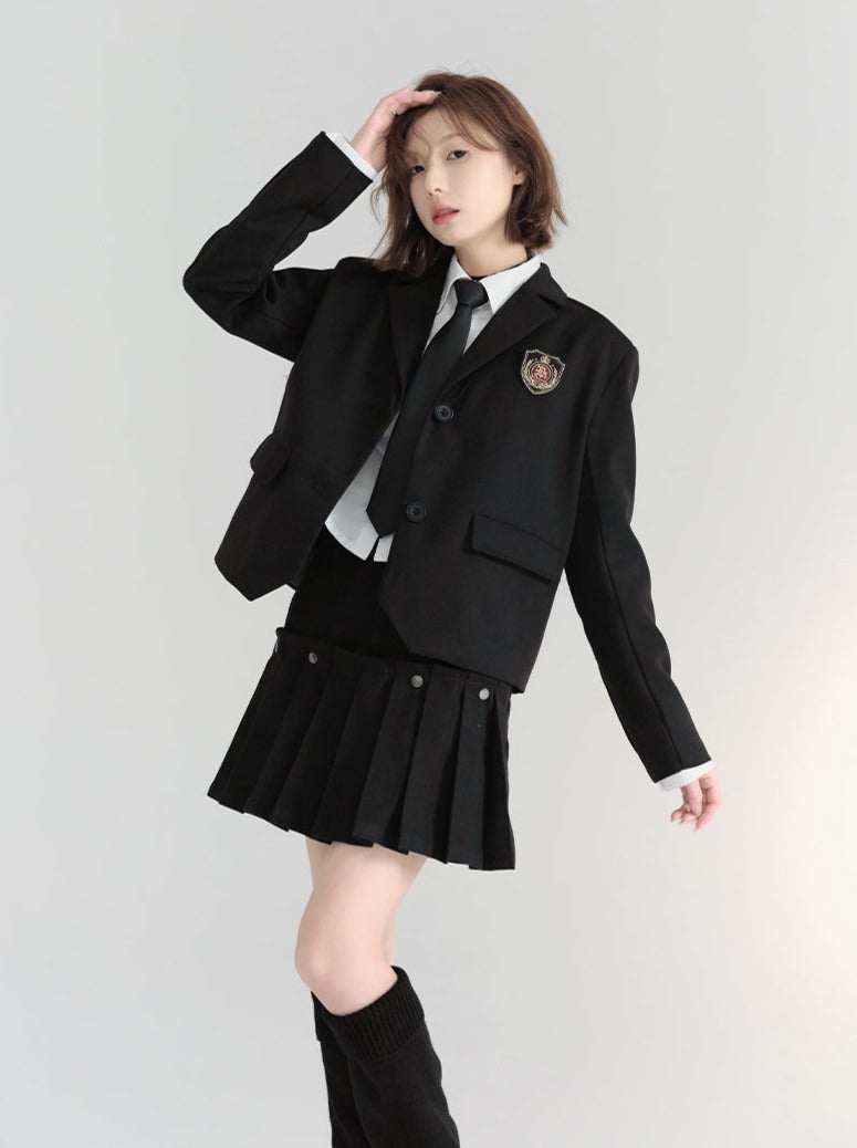 Emblem Jacket College Simple