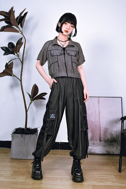 トップス スポーティ ショートモード