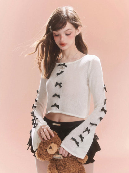 Schickes Girly Top Sweet Ribbon French