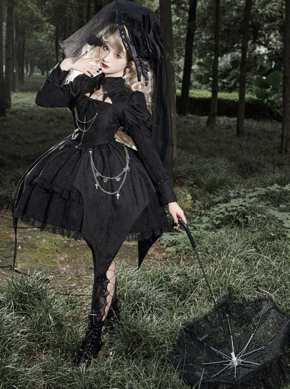 Dark Lolita Vampire Gothic Dress