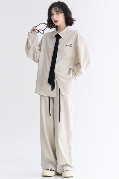 セットアップシャツ ミューズパンツ グラビティ＆リラックス