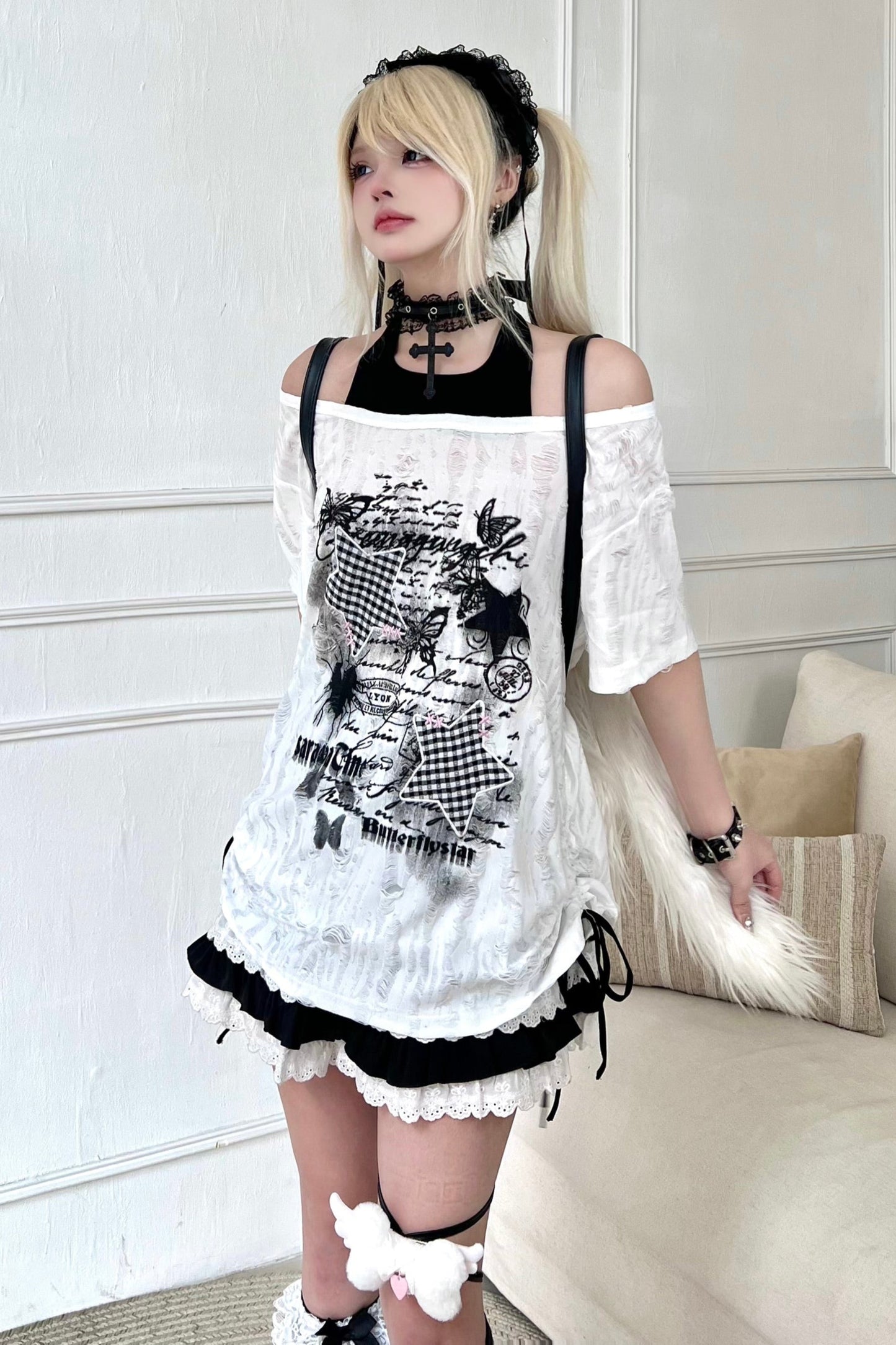 スラッシュTシャツショルダー