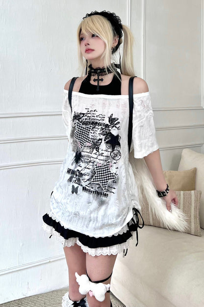 スラッシュTシャツショルダー