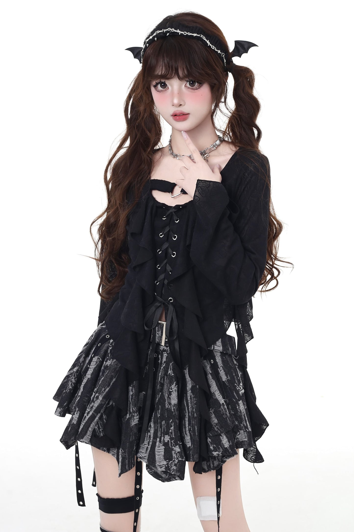 デザインシャツ スウィート フリル クール