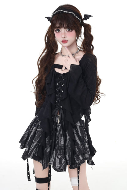 デザインシャツ スウィート フリル クール