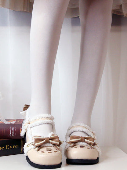 Low Heels Fluffy Bear Lolita Original