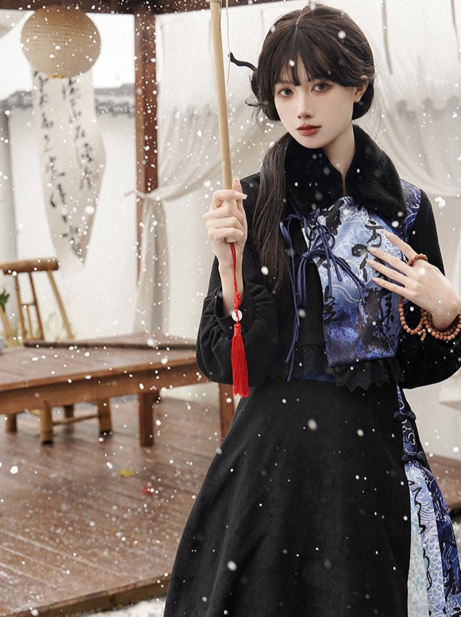 China Top A-Linien-Rock Lolita Design