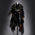 Hanfu Military Lolita Set Embroidered Cape Shirt & Pants - Long Yao