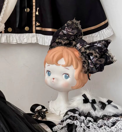Cat Choir headband shown on a display head