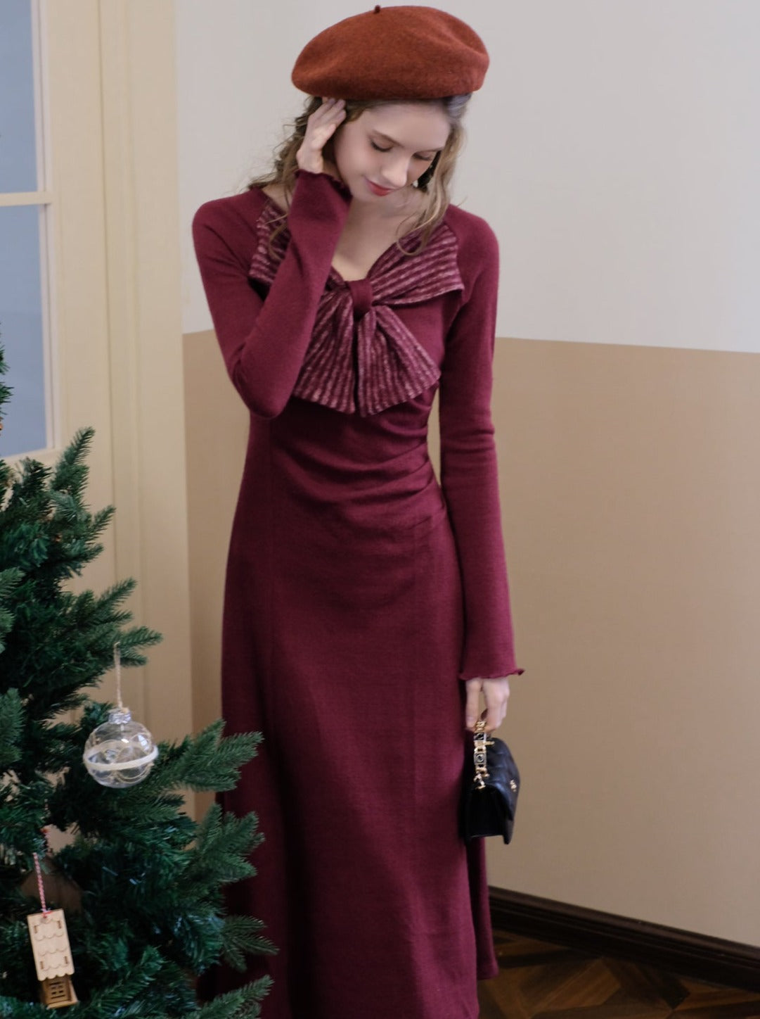 リボンレトロライトビッグドレス