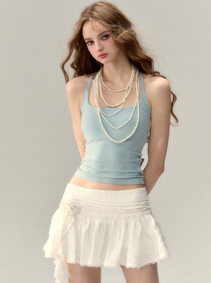 ホットガール サスペンダー ニットベスト キャミソール