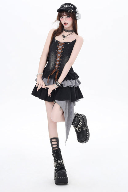 Mädchen Slim Kleid Spicy Millennial Denim