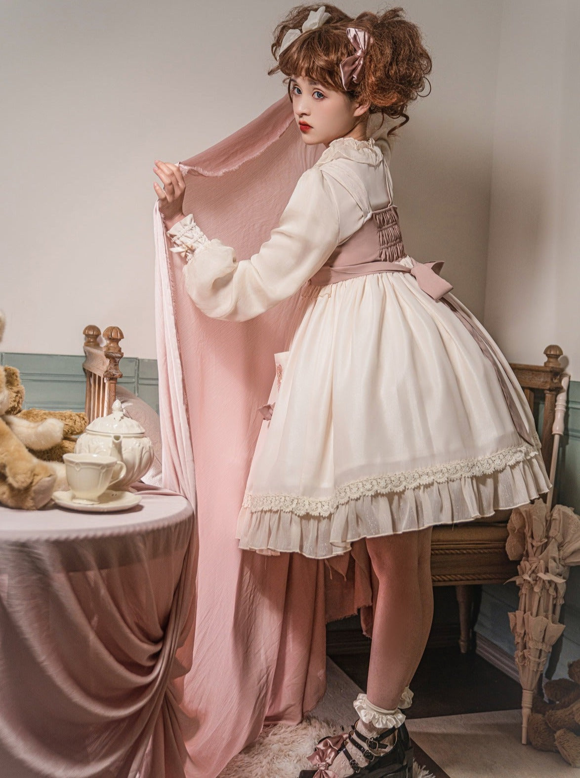 スカート スウィートサス ベアリボン