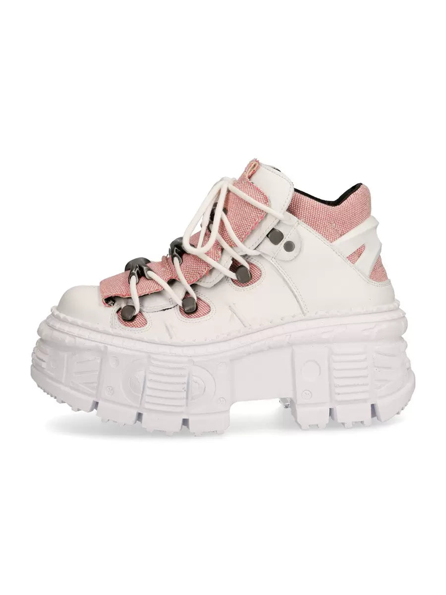 Power Retro Dark Leather Sneaker Punk Sohle