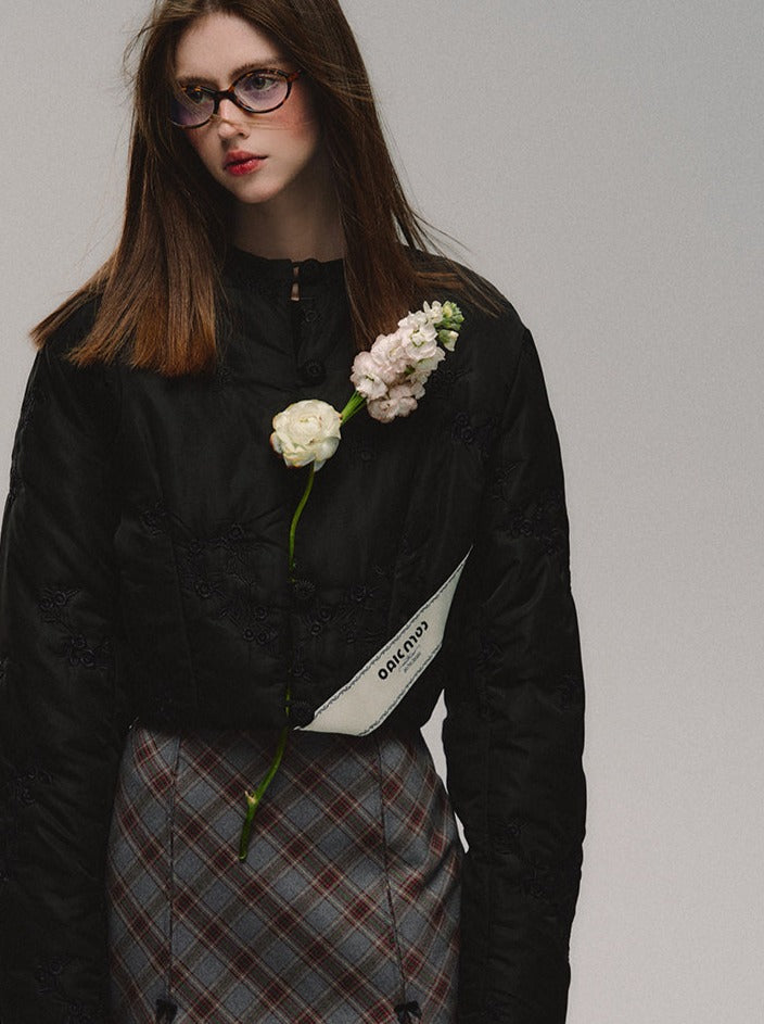 One Design Waist Short Jacket