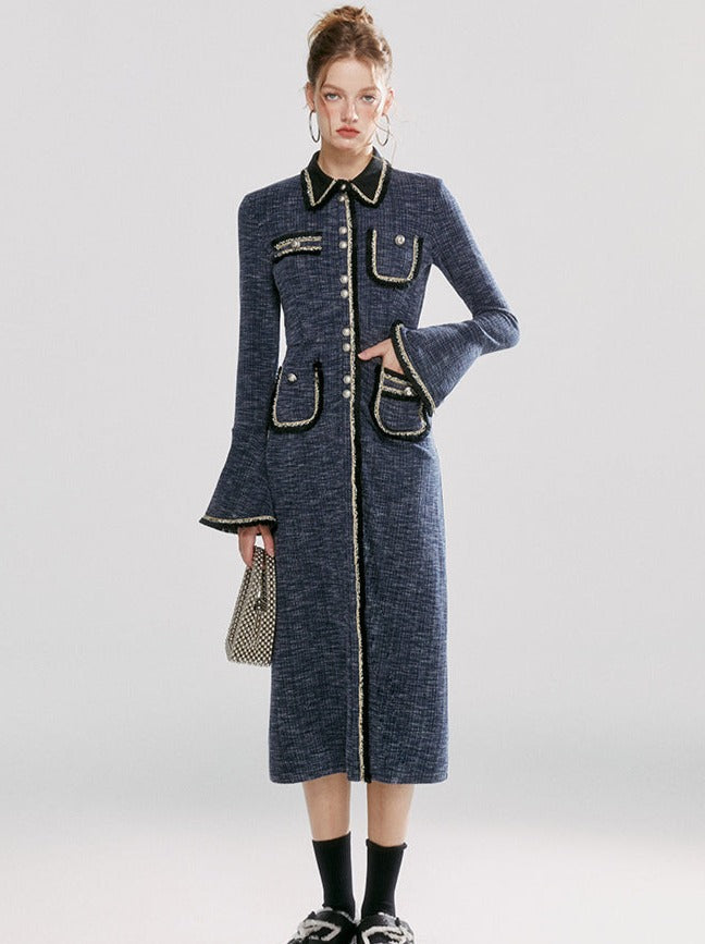 Kleid Schlank Retro Elegant