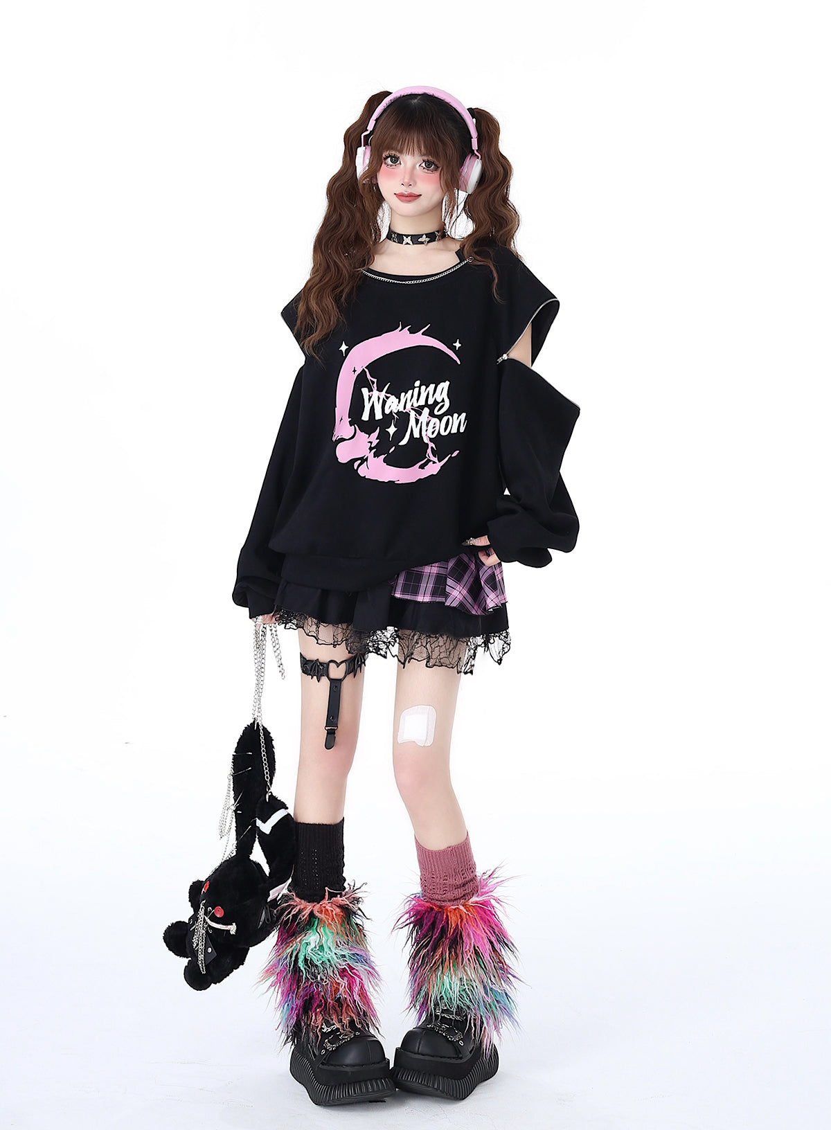 Mondschlitz-Design Top-Modus