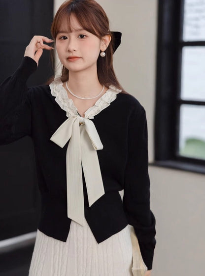 Bow Big Top French Design Ruffle