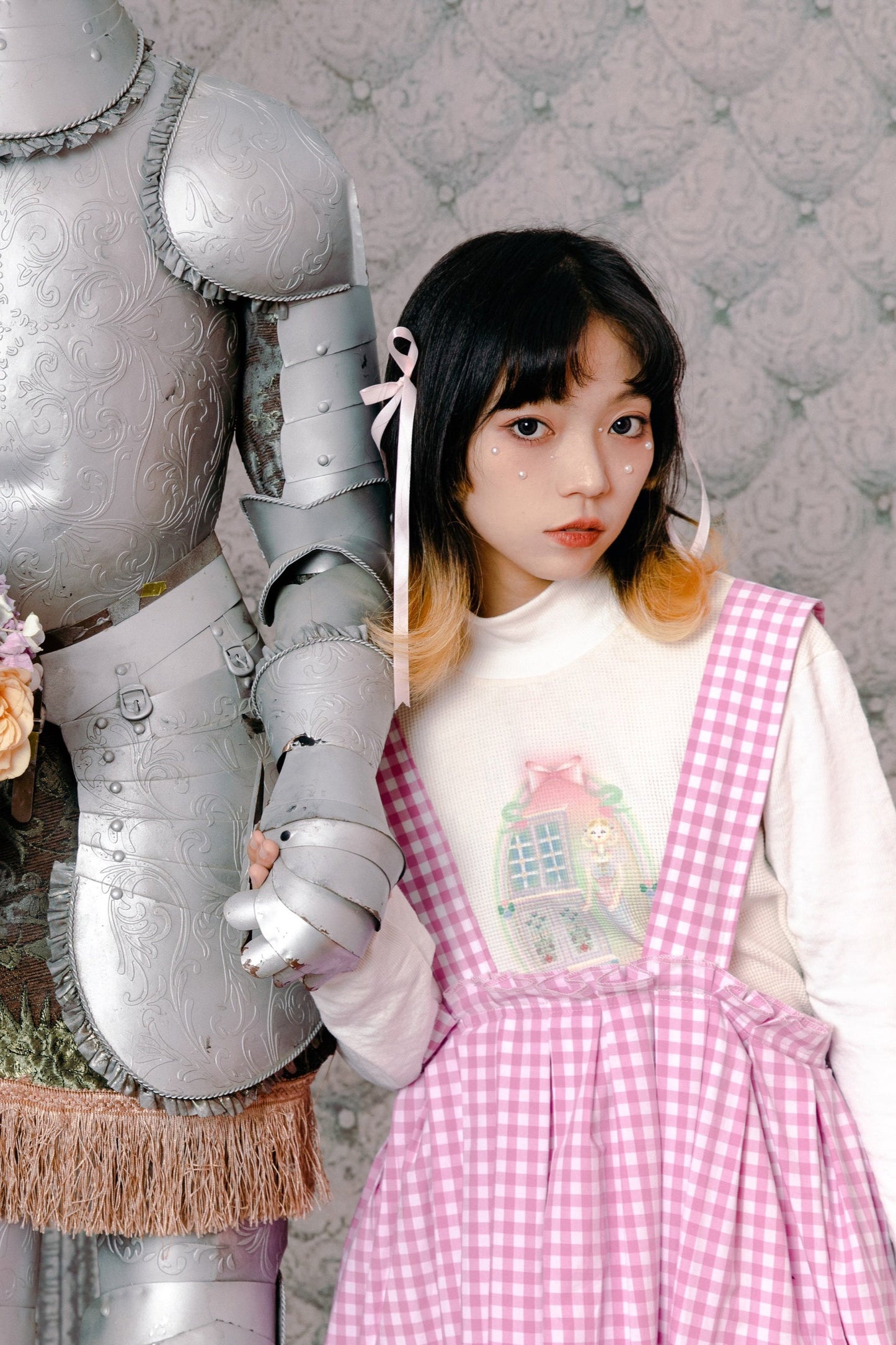 チェックレトロパンツ バルーンサーカス