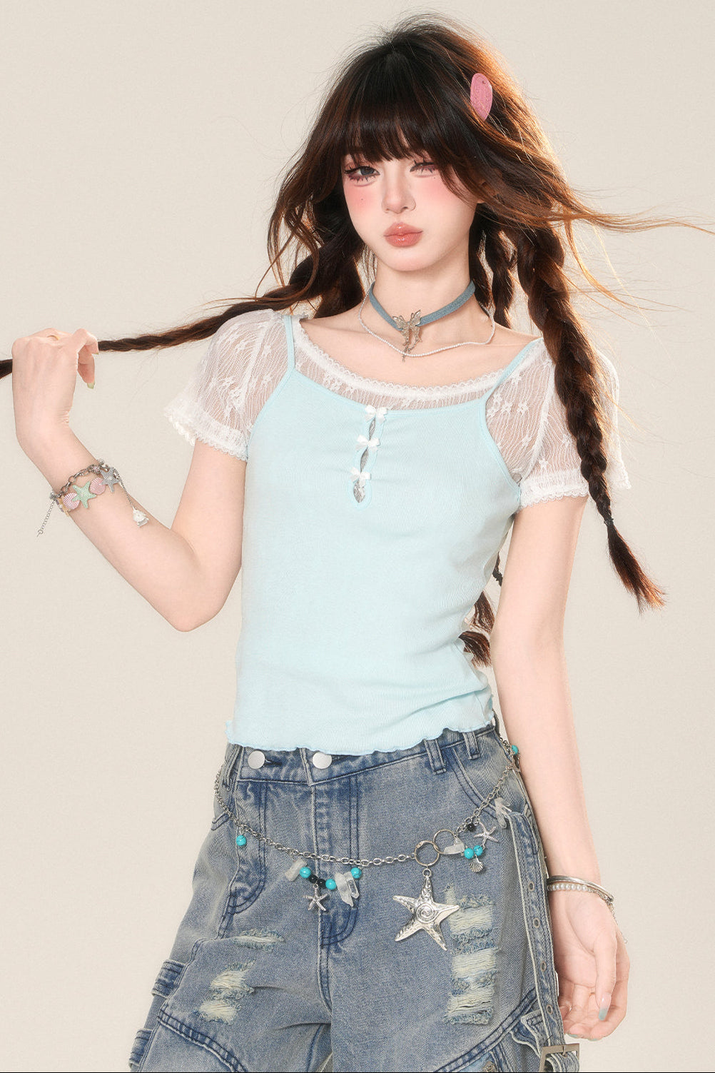 tight Sleeve short tops