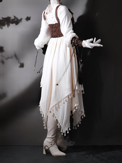 Stil Kleid Exotische Weste Cape