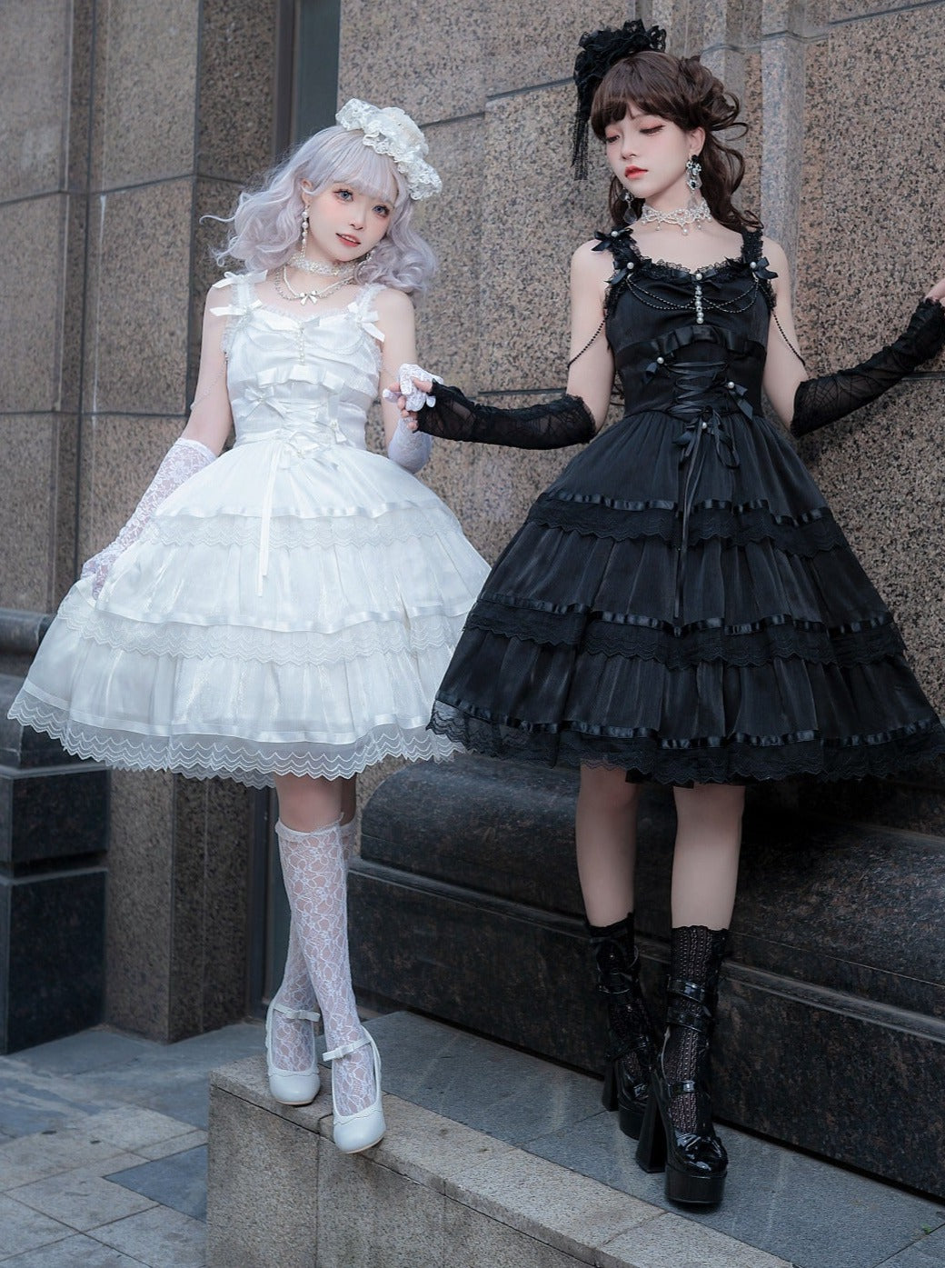 Super Fee Kleid Lolita Prinzessin Hosenträger