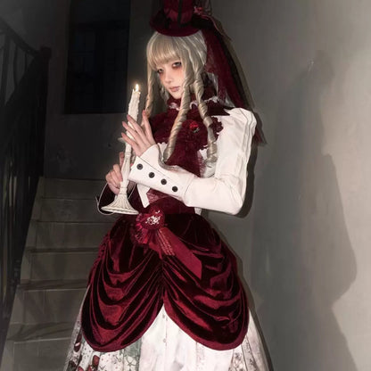 Hunting Monster Strawberry Series – Velvet Lolita Dress / SK / Coat / Top