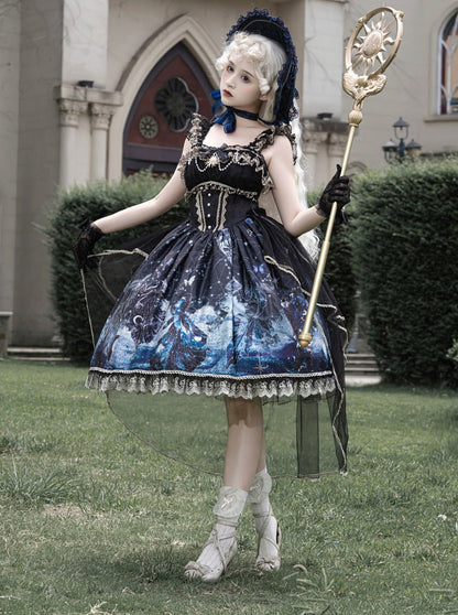 Gothic Lolita Dark Sass Skirt