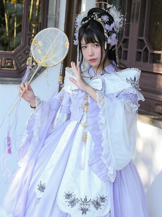 リボンチャイナ スイート＆ティー ロリータ サスペンダードレス