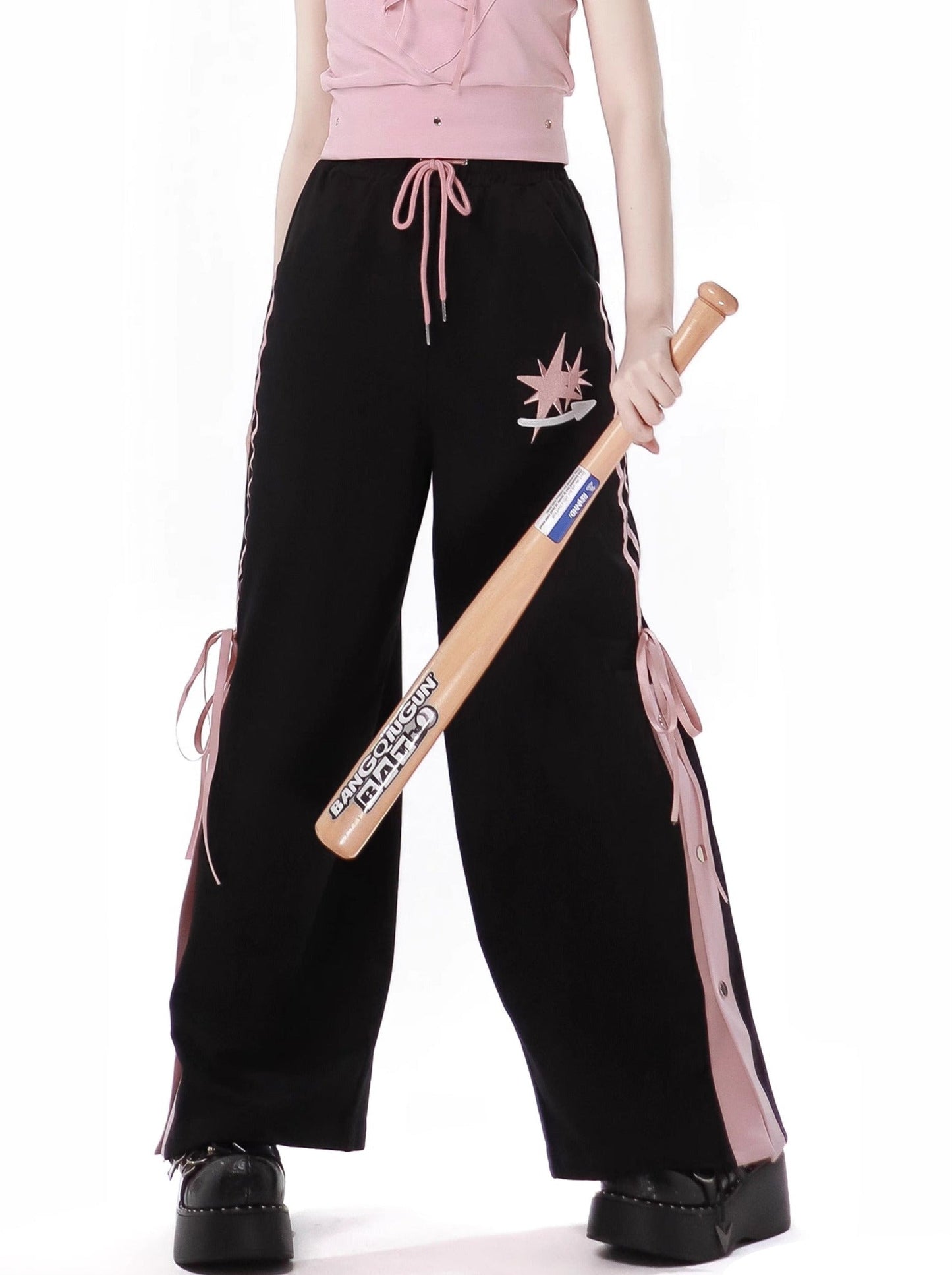 College Saber Anzug Baseball Starry Pink