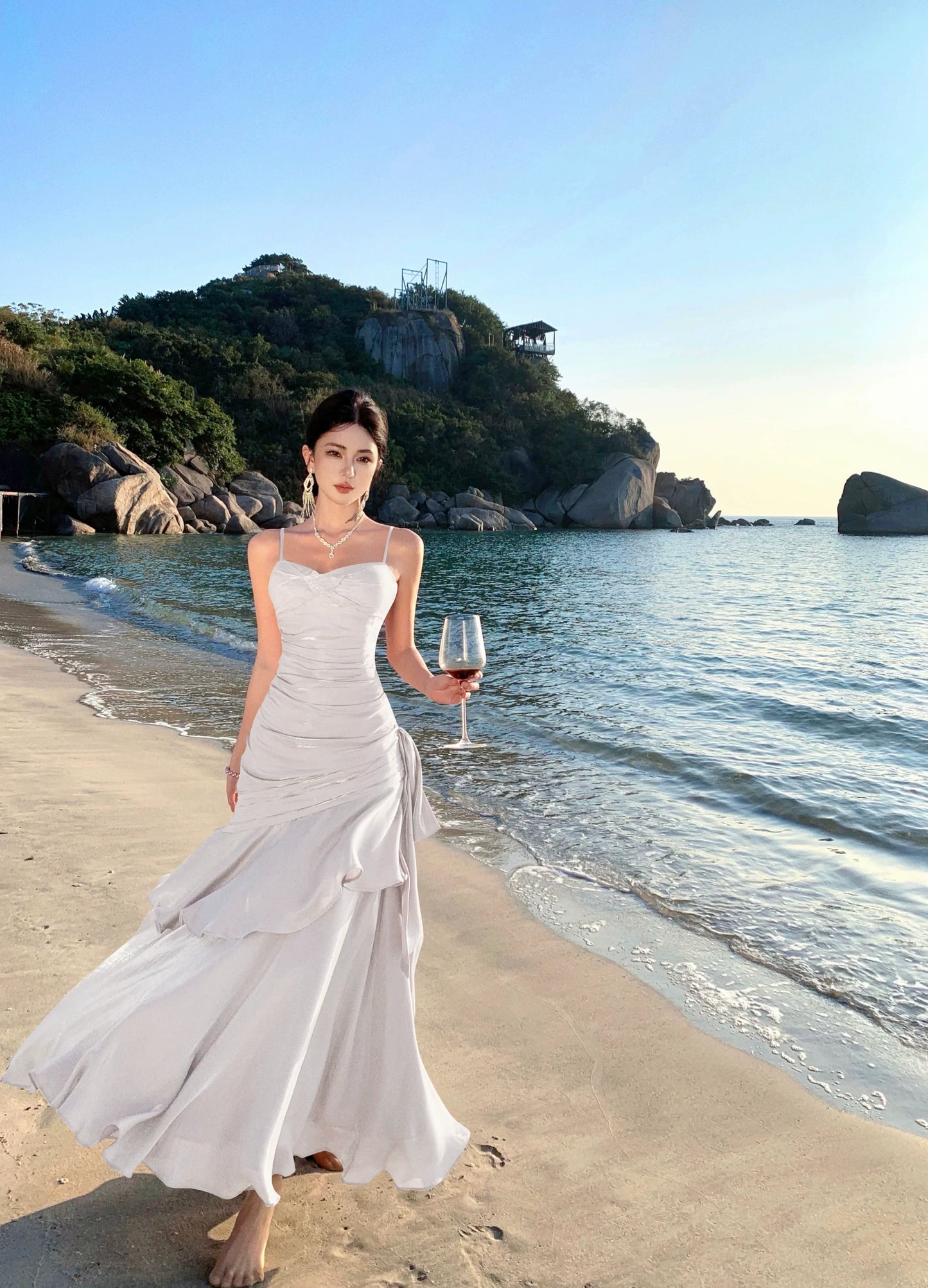 Moonlit Mermaid Gown – Elegant Princesscore Evening Dress