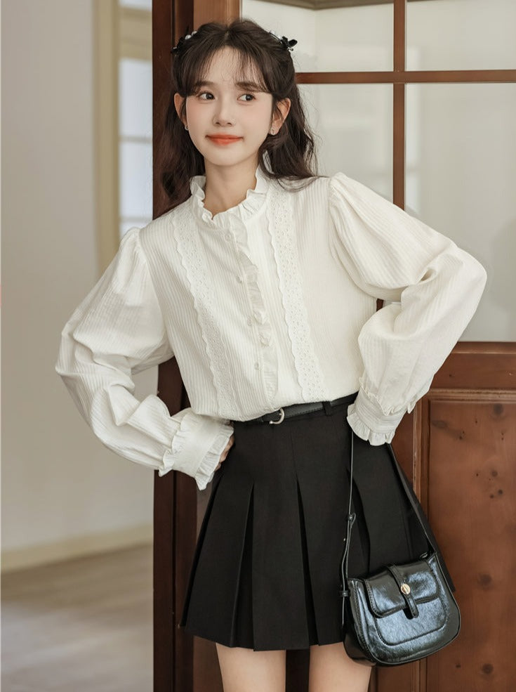 ブラウス ガーリー レース エレガント