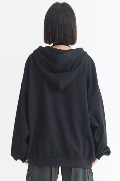 Casual Hoodie Cardigan Zip