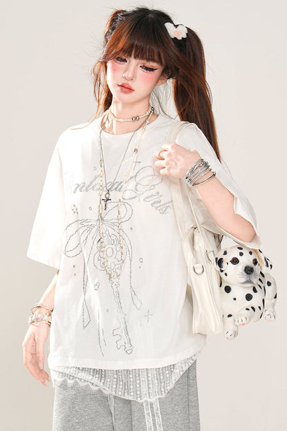 ライトトップルージュレースサブカルチャー