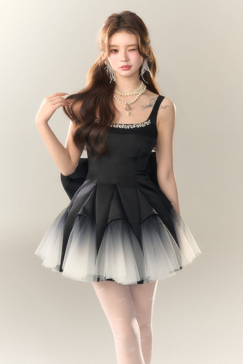 Dance Swan Gradient Prinzessinnenkleid