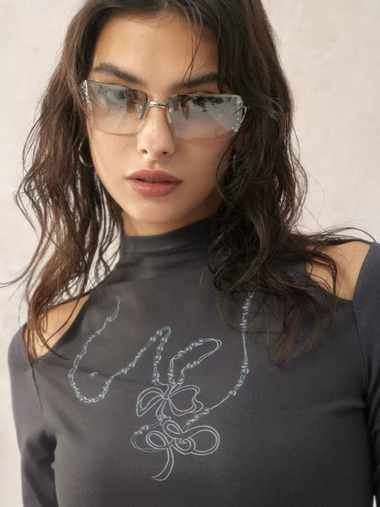 Schmale französische Tight-Tops