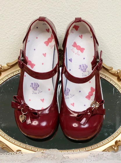 Heel Doll Single Medium Round Shoes Lolita Head
