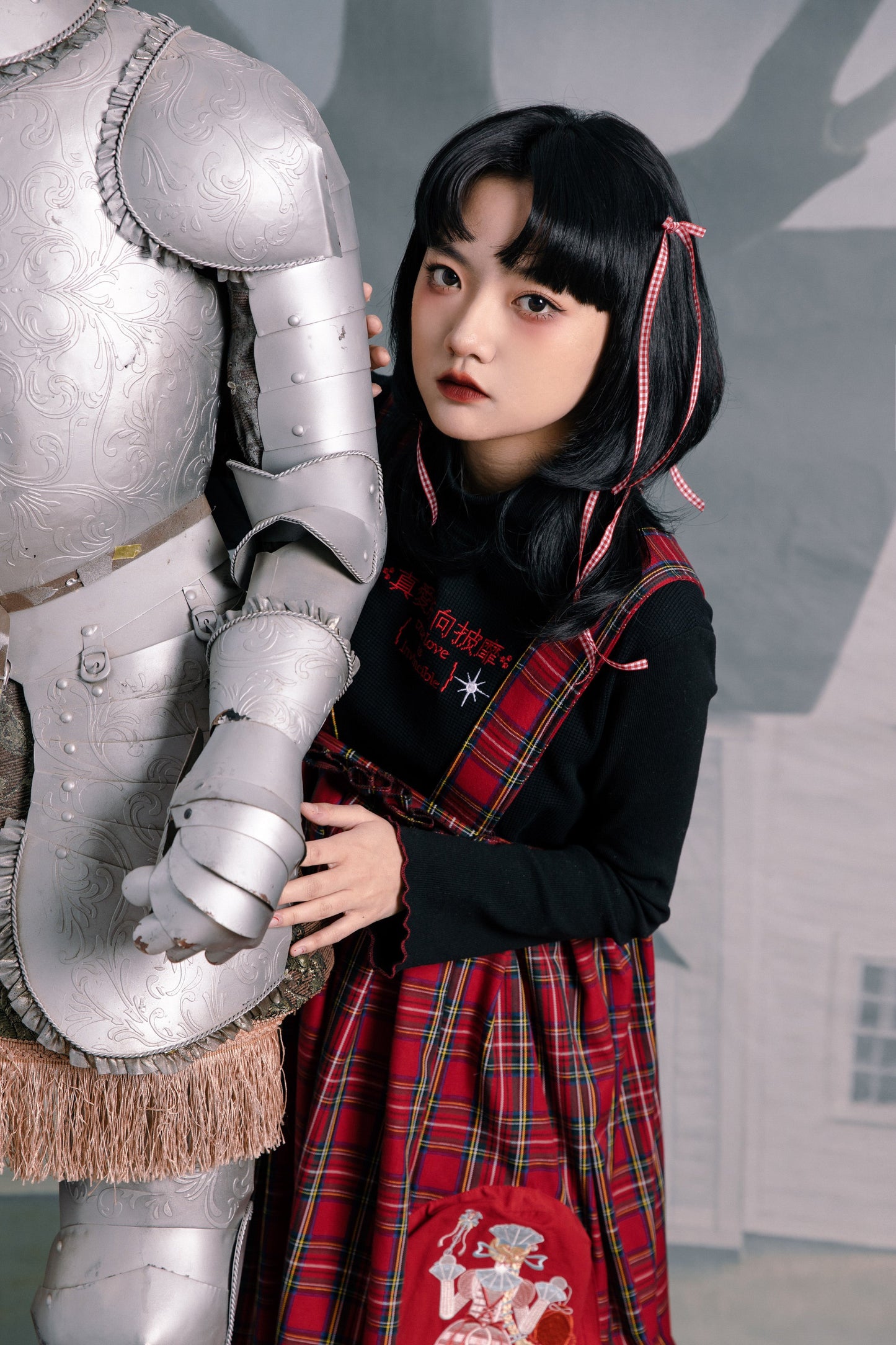 チェックレトロパンツ バルーンサーカス